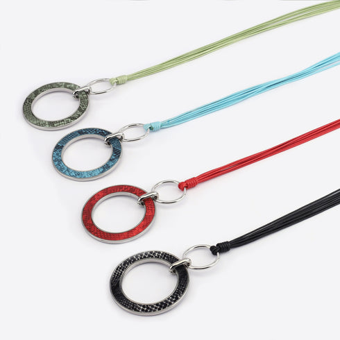 10 Pieces Eyeglass Holder Necklace Metal Eyeglass Loop Strap Sunglasses Holder Ring Chain Lanyard,RN43048A